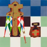 Mike (Michael) Edwards, Design, colour screenprint on paper