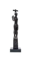 Deborah Bell, Dreams of Immortality III, 2013, bronze with a dark brown patina, on a metal base