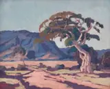 Kommandoboom, Northern Transvaal by Jacobus Hendrik Pierneef, oil on canvas, offered Sep 2024