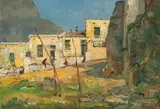 Pieter Wenning, Upper Leeuwen Street, Cape Town, oil on canvas