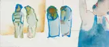 Robert Hodgins, The Factory, watercolour on paper