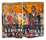 Ayanda Mabulu, Sidubulibulu (We are Red), diptych