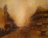 Anton Karstel, Pritchard Street, oil on canvas