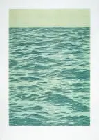 Jake Aikman, Coasting, colour woodcut on Hahnemühle bamboo paper