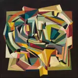 Olaf Bisschoff, The Time Machine, HG Wells, 1895, oil on board