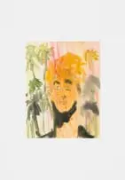 Michael Taylor, Palm Dreamer, watercolour and monotype print on paper