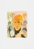 Michael Taylor, Palm Dreamer, watercolour and monotype print on paper