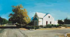 Clare Menck, Viktoriaanse Huis, Porterville, oil on panel