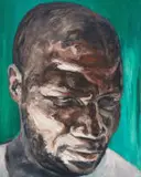 Johann Louw, Groot Portret met Groen