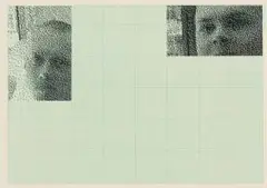 Untitled by Pierre Fouché, 2006, ink on 1mm graph paper, offered Sep 2024
