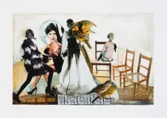Jean Dreyer, War Critic, limited edition collage print on Hahnemuhle paper