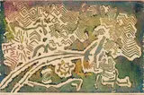 Nightjar by Walter Battiss, linocut on paper, sold Sep 2024