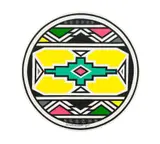Esther Mahlangu, Abstract Patterns, acrylic on canvas
