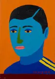 Johannes Petrus Meyer, Arthur, acrylic on canvas