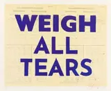 Weigh All Tears by William Kentridge, digital print on paper, sold Sep 2024
