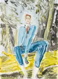 Michael Taylor, The burn victim, monotype print on paper