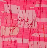 Turiya Magadlela, Ama-Piano Boogie Woogie II, cotton, silk and nylon pantyhose