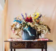 Sean Wilson, Flowers on Spanish Table - Irma Stern Museum 2018, photographic print