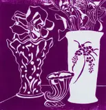 Christopher Peter, Two Vases and a Cornucopia, 1975, photolithograph on paper