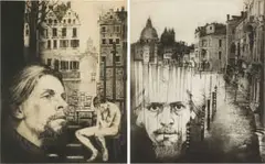 Christian Silvain, Aui Me Perie (Who Kills Me); Mort à Venice (Death in Venice), etching on paper