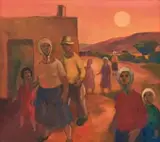 James Thackwray, Figures in a Landscape