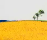 Field by Pieter van der Westhuizen, pastel on paper, sold Sep 2024