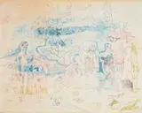 Geoffrey Armstrong, LSD Trip, mixed media on paper