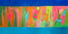 Penny Stutterheim, Moon Landscape 1, oil on canvas