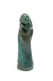 Jenny Nijenhuis, Deity, bronze with a verdigris patina