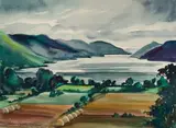 Perla Siedle Gibson, Loch Earn, Scotland, watercolour on paper