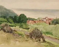John Ferguson, Bluff Area, Durban, watercolour on paper