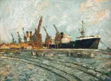 Walter George Wren-Sargent, Durban, oil on board