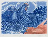 Ian Calder, Ondiri Porcelain, colour screenprint on paper