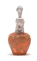 Clive Sithole, Unsengakwazi, painted stoneware