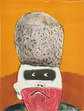 Colbert Mashile, Letlapa (Stone), monotype on paper