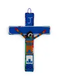 Lobolile Ximba, Beaded Crucifix, 2006, beads, fabric, hair and thread