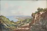 Gabriel de Jongh, Coastal Landscape, oil on canvas