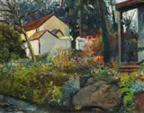 Kathleen Winifred Anderson, The Chapel at the Old Fort, Durban, oil on canvas laid down on board
