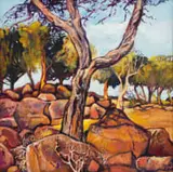 Jannie van Heerden, Tree Portrait I, oil on canvas