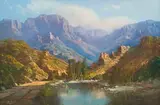 Gabriel de Jongh, Kloof Swartberg Mnts., oil on canvas