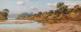 Otto Klar, Bush Scene, oil on board