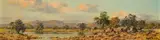 Otto Klar, Bushveld Landscape, oil on board
