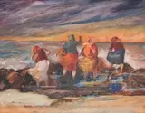Amos Langdown, Woman on a Beach