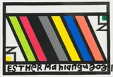 Esther Mahlangu, Untitled (Diagonal Pattern)