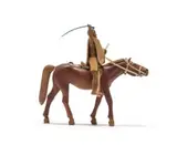 Julius Mfethe, Horse and Rider (with Crop)
