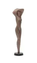Anton Smit, Moondance, painted and patinated cast cement