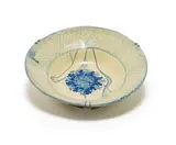 Plate with Nude Figure by Hylton Nel, hand-painted and glazed ceramic, sold Aug 2024