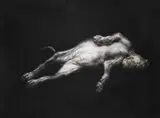 Elizabeth Gunter, Mourning, 2003, charcoal on paper