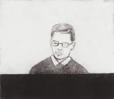 Sam Nhlengethwa, Bill Evans, etching on paper