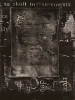 Sue Williamson, According to Skull Measurements, etched linoprint on paper
